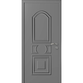 Дверь пластиковая ПВХ Kapelli Classic Нарцисс серый 7040