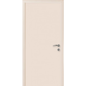 Дверь пластиковая ПВХ Kapelli Classic Моноколор гладкий кремовый 9001
